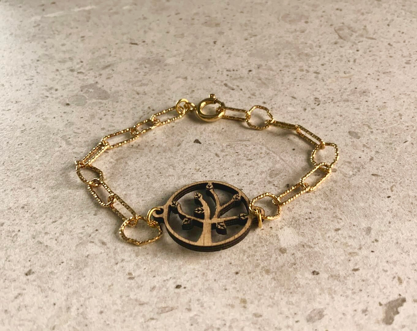 Livets træ – Yggdrasil forgyldt sølv