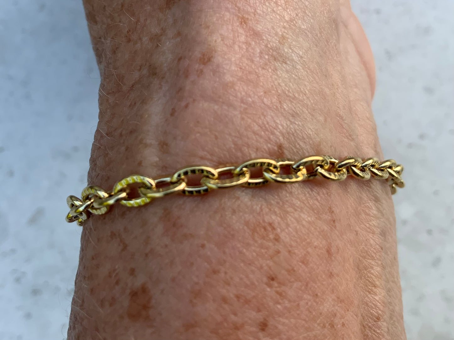Vandfast armbånd ankerkæde