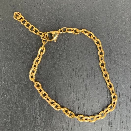 Vandfast armbånd ankerkæde
