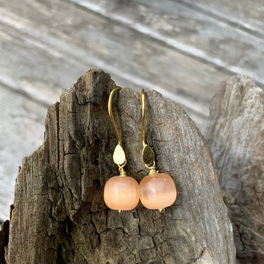 Selenit ørering, orange